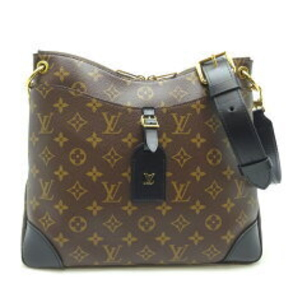 Louis Vuitton Odeon NM Shoulder Bag Monogram Noir Black